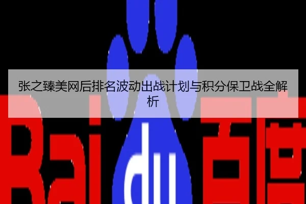 张之臻美网后排名波动出战计划与积分保卫战全解析